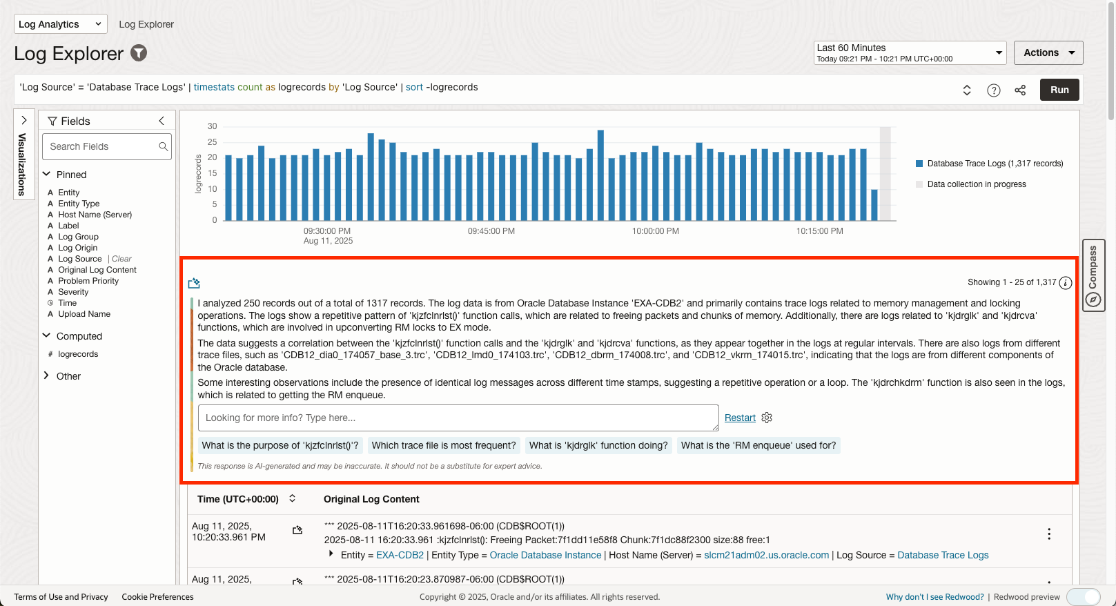 Logging Analytics Multiline Springboot Error Stack Trace Example